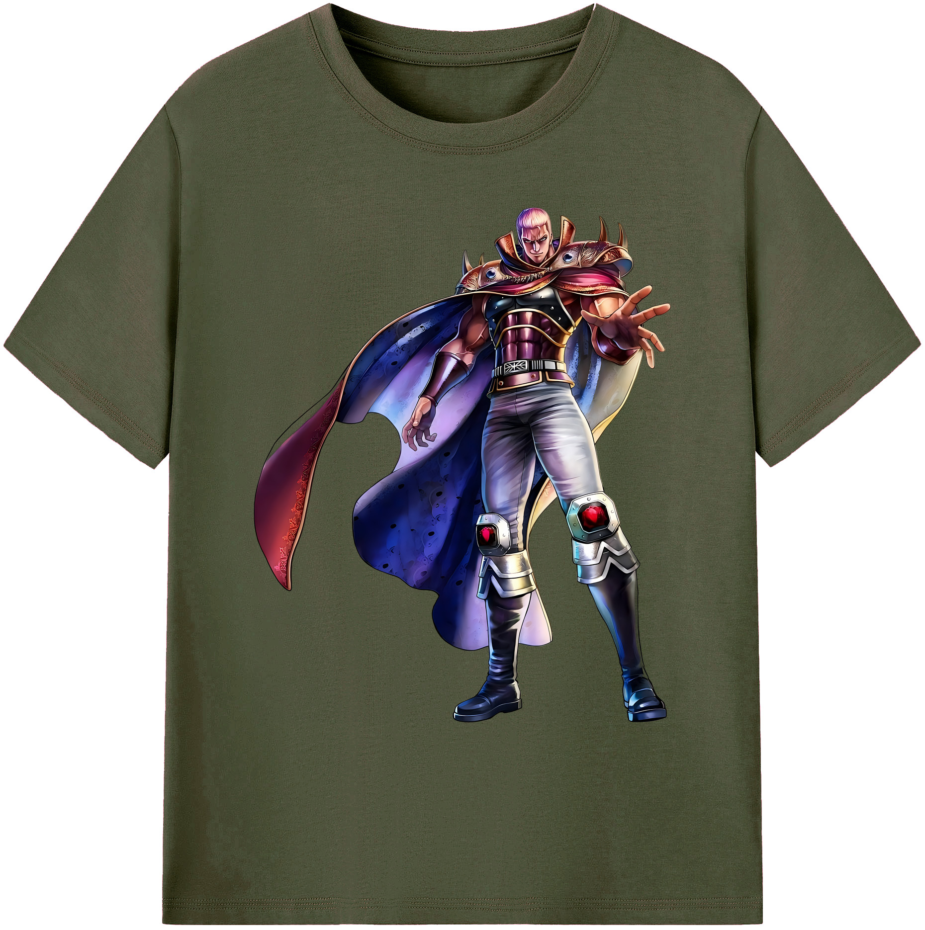 （画像用） 北斗の拳 Fist of the North Star 綿100％ メンズ半袖Tシャツ｜肌触りやわらか＆通気性